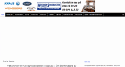 Desktop Screenshot of husvagnspecialisten.se